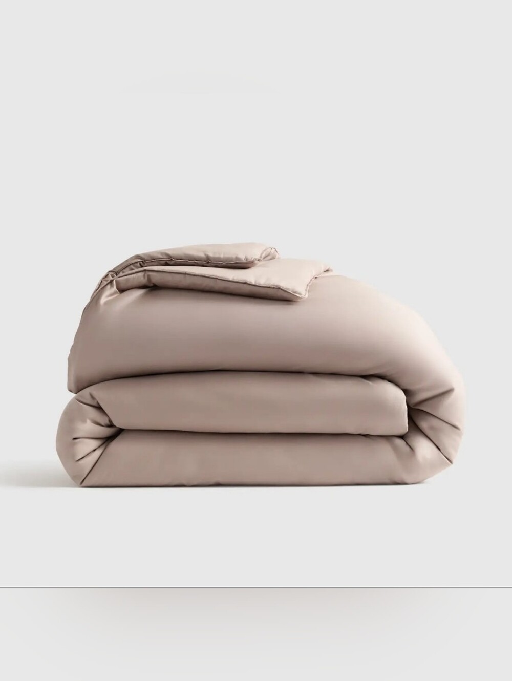 NWT! Quince Organic Cotton Stone Sateen Comforter! King/ Cal King! (870)